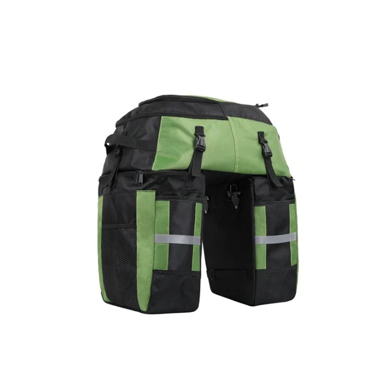 RHINOWALK  3in1 Multifunctional Rear Shelf Pack Bike Bag-Blue/green/red Foto 4 de 4