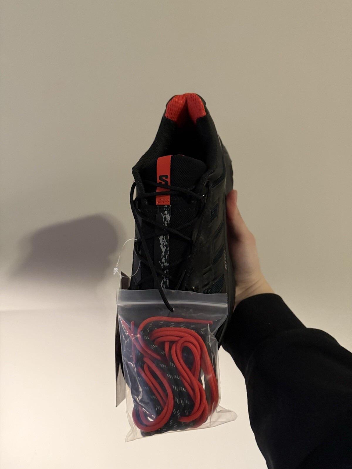 Kith per Salomon XT 4K Uomo Taglia 12 Nero Scarabeo Rosso Fuoco IN MANO!!️