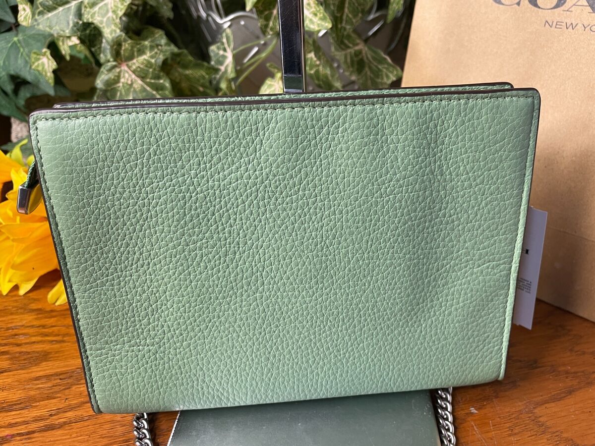 Coach CR238 Pebbled Leather Slim Crossbody Handbag Clutch Coach CR238 Pebbled Leather Slim Crossbody Handbag Clutch