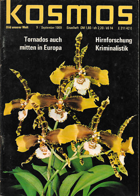 Kosmos Heft 9/69 ~ Bild unserer Welt Hirnforschung, Tornados + viel mehr