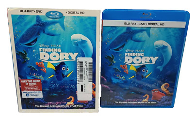 Finding Dory Disney Pixar Blu-ray/DVD  3 Disc Set with Slipcover FREE SHIPPING