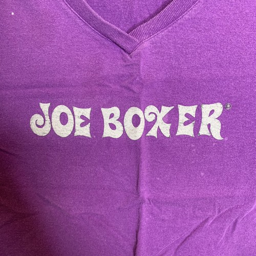 Camisa para el torso recortada Joe Boxer novia mujer L púrpura manga corta - Imagen 4 de 9