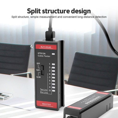 Netzwerkkabel & Telefonleitung Tester Detektor Tracker RJ11/RJ12/RJ14 RJ45 LAN - Bild 4 von 12