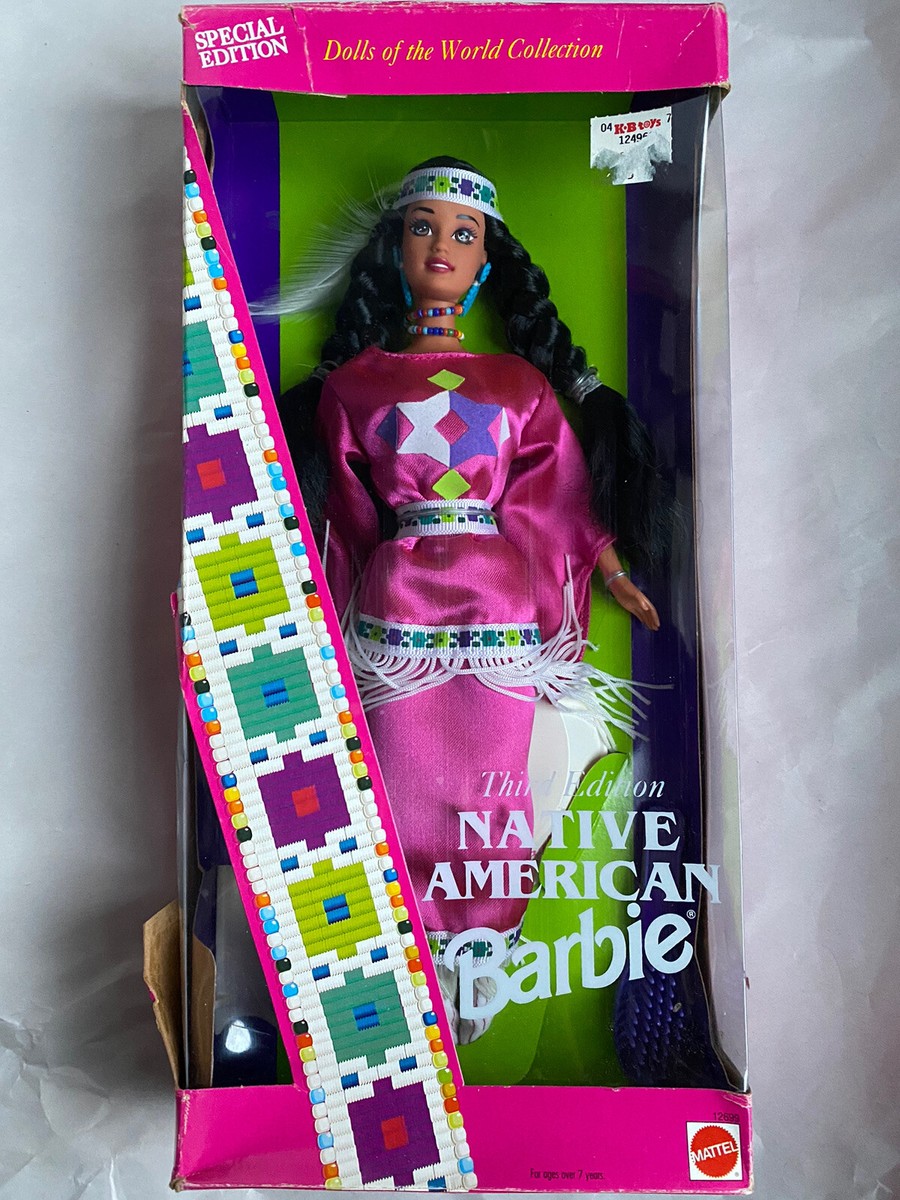 NEW Native American Barbie Dolls Of The World Mattel 1994 Third