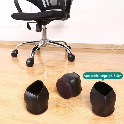 Rubber Bed Office Chair Wheel Stopper Furniture Legs Caster Cups Chair F*k* - Picture 9 of 11