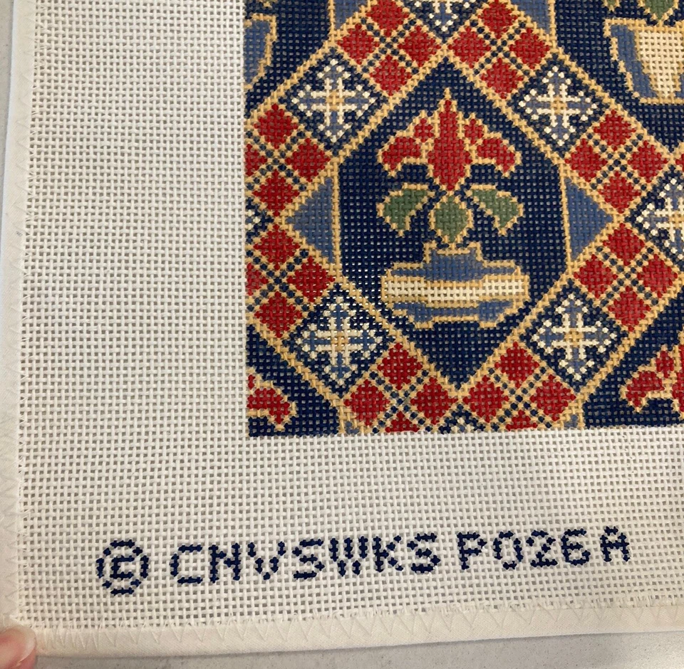 CanvasWorks Traditions Persian Windows PO26A Hand Painted Needlepoint Canvas 14 - Image 3 of 4