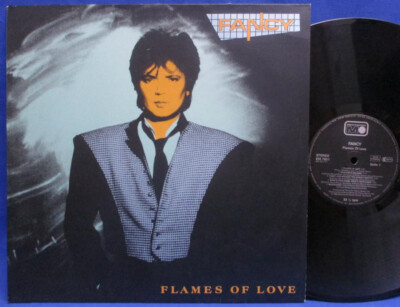 LP FANCY - FLAMES OF LOVE /ORIG. 1st PRESS. 1988 GERMANY METRONOME / SYNTH DISCO