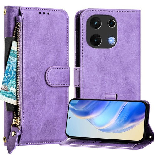 For UMIDIGI Note 100 Multi-function 7 Card Slots Leather Wallet Stand Case Cover - Picture 19 of 27