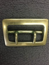 Vintage 70's Style Belt Buckle Made in England Double