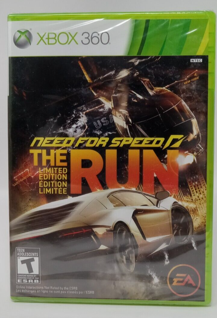 Xbox 360 Need for Speed Game Lot Rivals & The Run