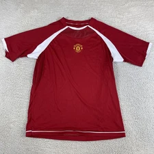 Manchester United Jersey Mens Large Red Premier League Soccer Blokecore Beckham