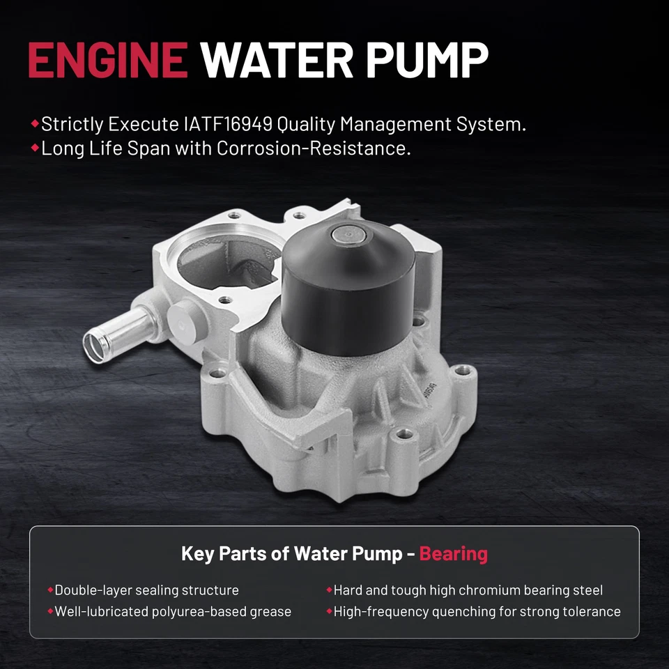 OEM Timing Belt Kit w/Water Pump For Subaru Outback 2006-2012 2.5L H4 1111AA280 - Imagem 4 de 4