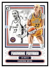 2025 Donruss WNBA Franchise Features 2 Cameron Brink Los Angeles Sparks