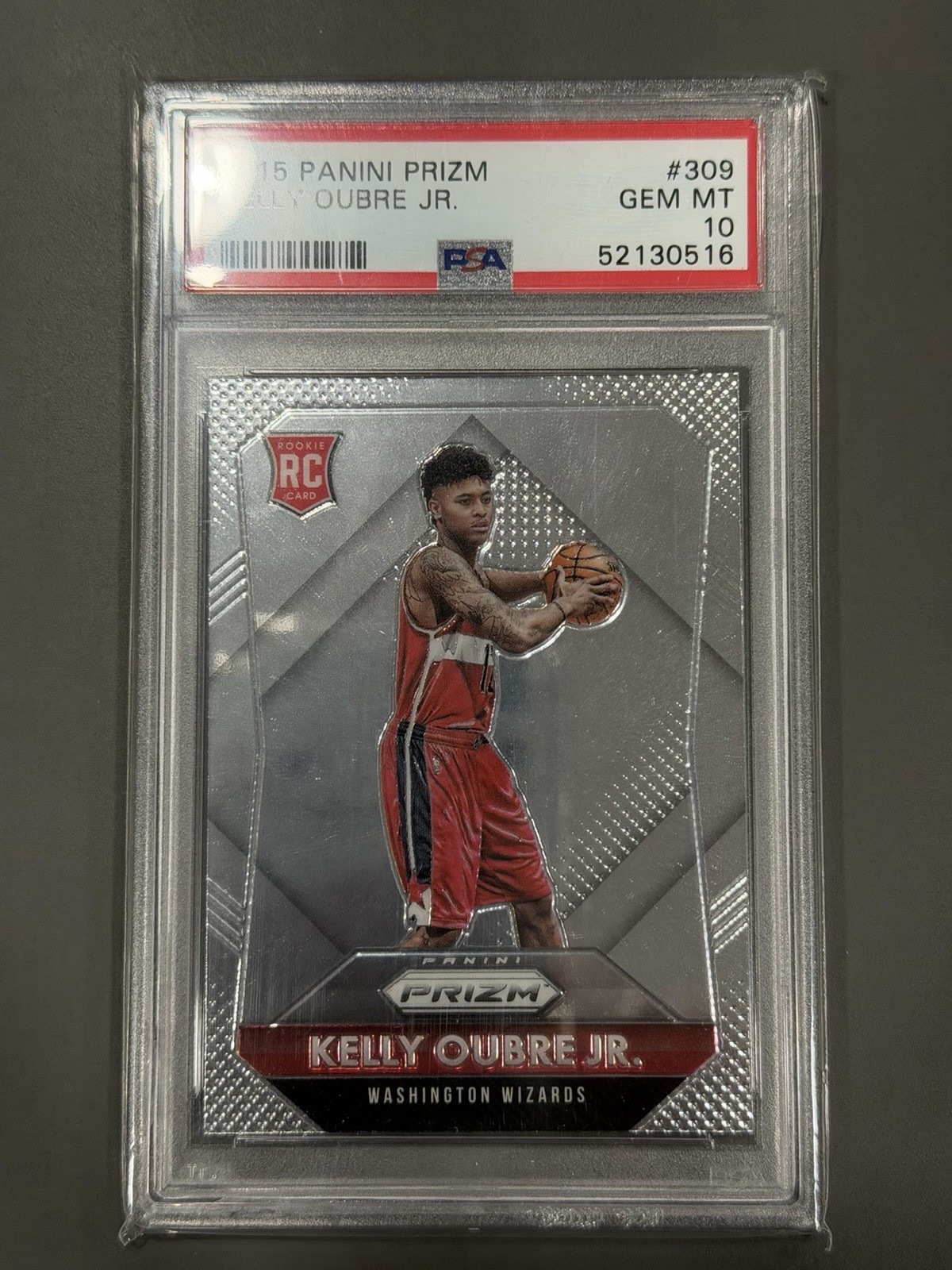 2015 Panini Prizm KELLY OUBRE JR RC #309 PSA 10 GEMMINT Rookie