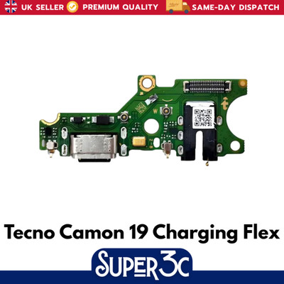 Für Tecno Camon 19 Ersatz Ladebuchse Dock Connector Mikrofon Flex - UK