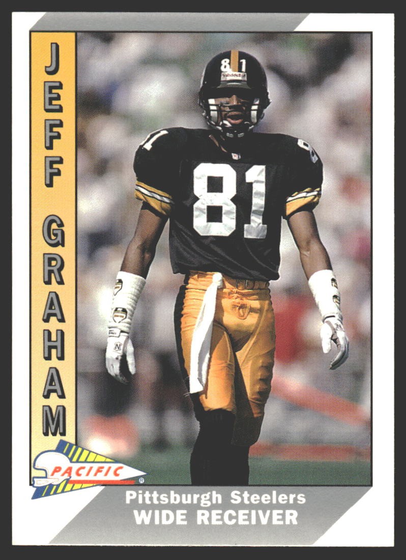 Jeff Graham #638 1991 Pacific Pittsburgh SteelersRC Rookie