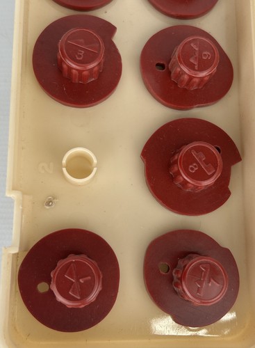 Automatic ZigZag Sewing Machine Design Cams In Case Set Of 23 (missing 1) - Picture 3 of 7