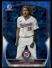 2023 Bowman Chrome Sapphire James Wood Image Variation BCP-224 Nationals