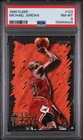 1996 FLEER #123 MICHAEL JORDAN PSA 8