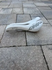 Selle SMP Drakon Saddle White Made In Italy Used Good Condition