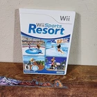 Wii Sports Resort (Nintendo Wii) CIB Complete w/ Manual & 2 Inserts - Clean