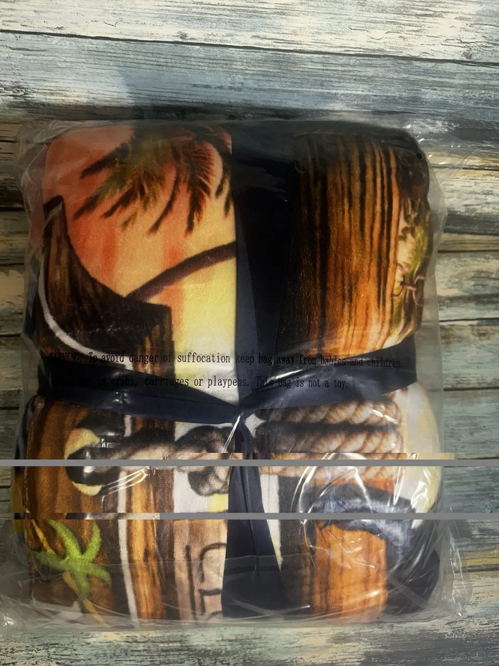 NUEVA Manta de Vellón Margaritaville 50”x60” No Funciona Durante las Horas de Bebida Nueva con Etiquetas Foto 4 de 4