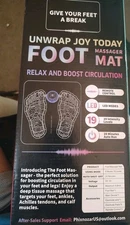 EMS Foot Massager Mat for Muscle Relaxation,Back & Leg Foot Massage