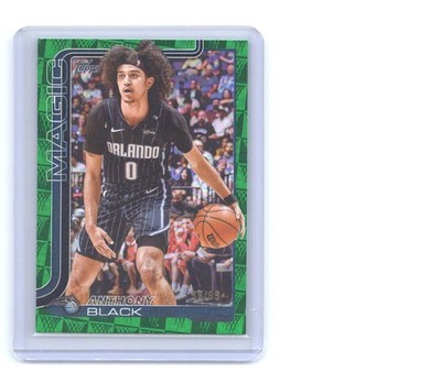 2025-26 Topps #89 Anthony Black Season Tip Off Green Foilboard #/99