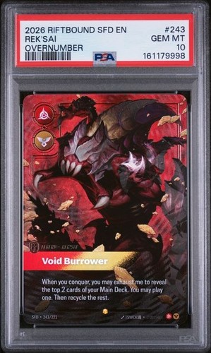 Rek'Sai, Breacher graded PSA 10 for sale on eBay