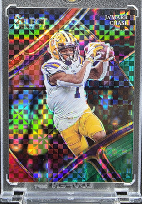 JERSEY # MATCH! 2023 Panini Select Draft Picks Ja'Marr Chase 1/25 1/1 RC READ