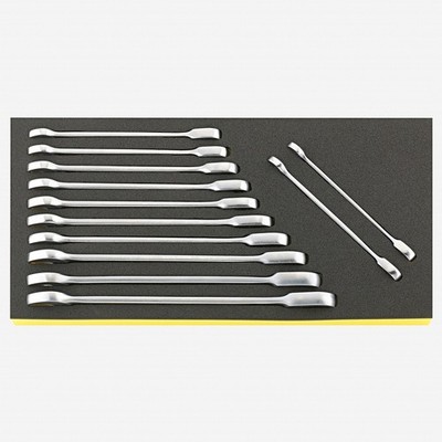 Stahlwille TCS 17F/12 OPEN RATCH Metric Ratcheting Combination Wrench Set,12 Pie