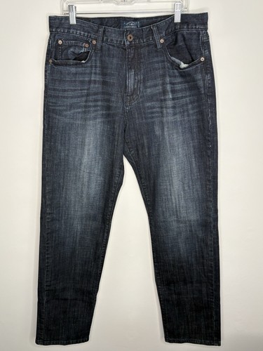 Lucky Brand Jeans Mens 36x34 Blue 221 Original Straight Button Fly Stretch