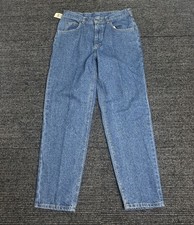 Vintage Lee Riders Jeans Men 34x30 Fit 32x30 Blue Deadstock Union Stamp USA 80s