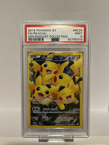 Pikachu graded PSA 9 for sale on eBay