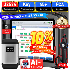 2026 XTOOL D9 MAX J2534 ECU Programming Auto ...