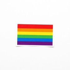 Rainbow LGBTQ pride vinyl sticker decal inclusive love wins equality