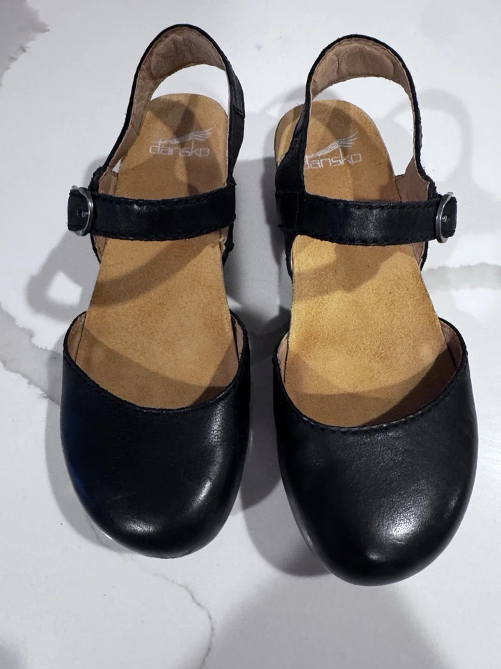 SANDALIA CUÑA DANSKO TIFFANI NEGRA MUJER 36 Foto 3 de 4