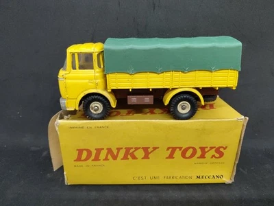 Camion Grue Berliet GAK France Jouet – Jaune Et Gris, Métal (DV11734)