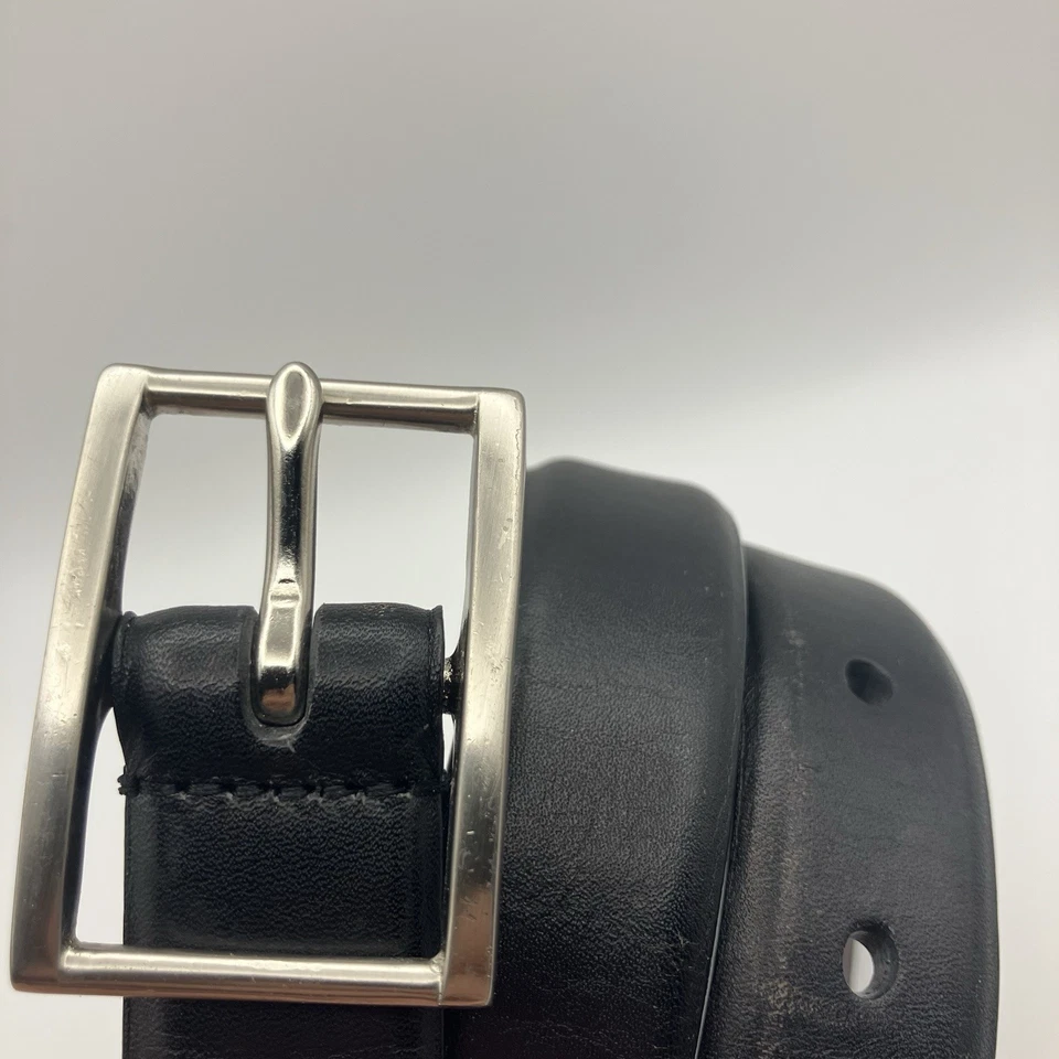 Cinturón de cuero Coach para mujer talla 25-26 (1”) cuero genuino negro - aspecto elegante Foto 2 de 4