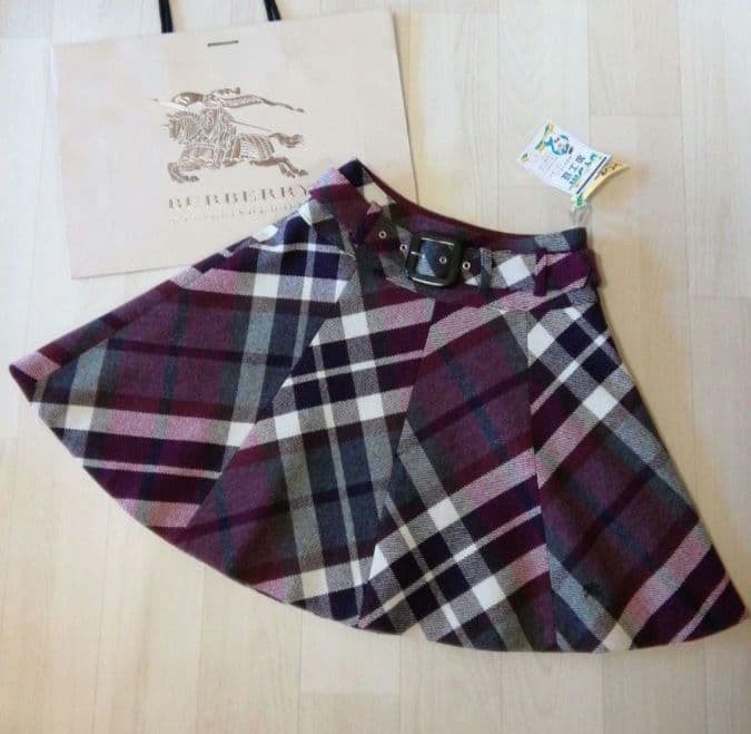 Burberry Blue Label Nova Check Knee-Length Skirt Multicolor 38/M(US:S) 116272c thumbnail 5