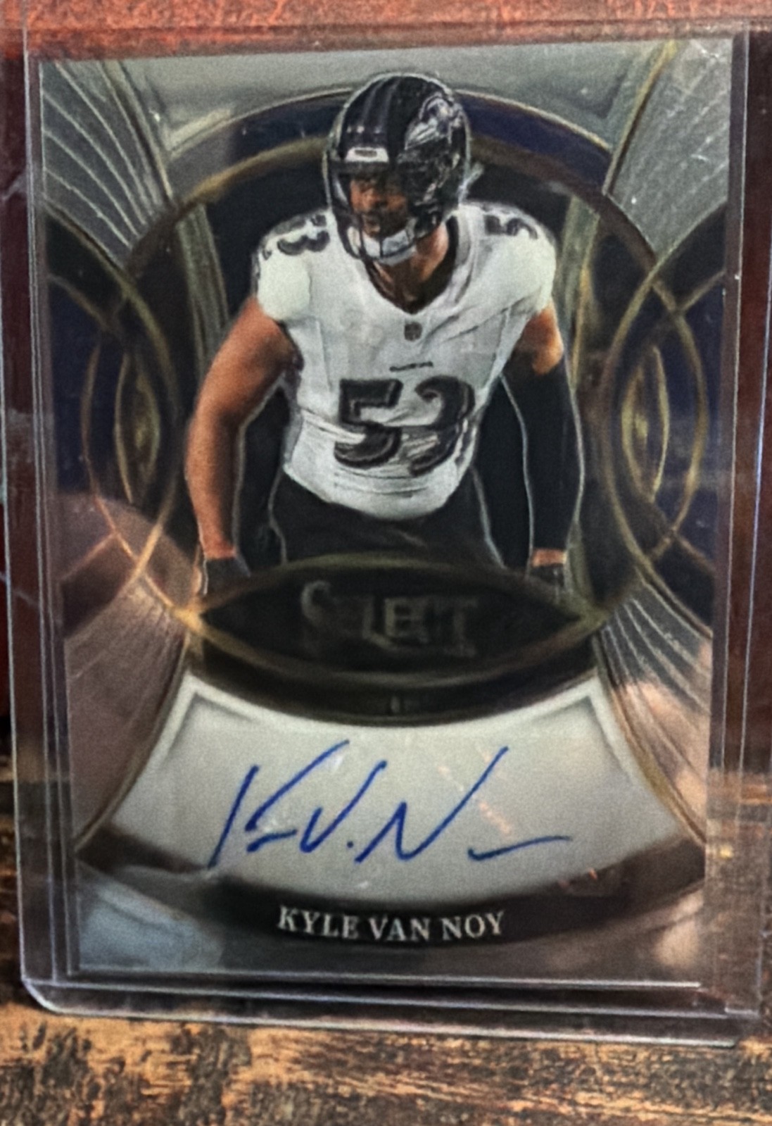 2025 Panini Select - Signatures Kyle Van Noy #SP-KVY (AU)