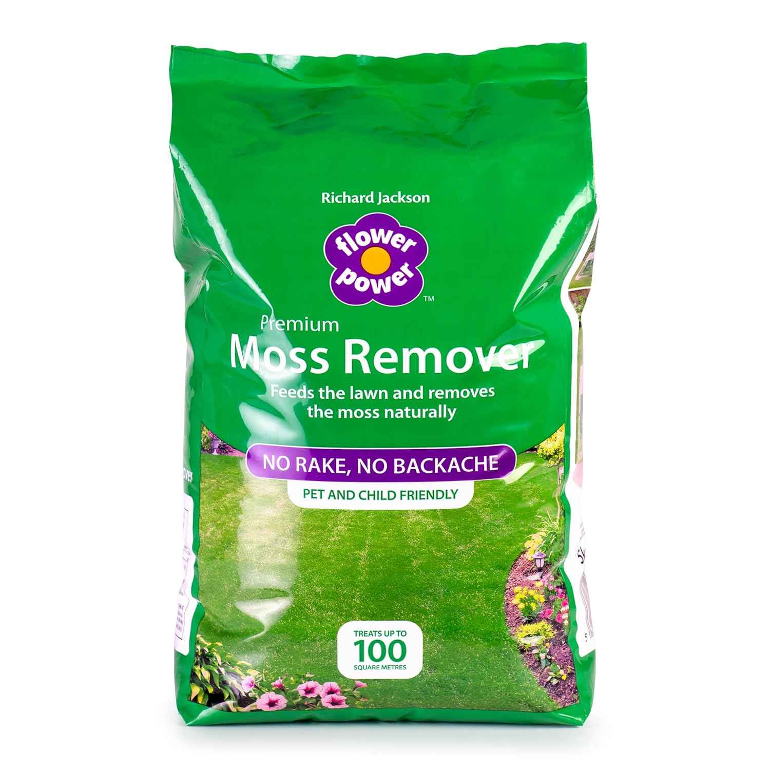 Moss Remover & Lawn Feeder with Organic High Potash Formula, 5Kg