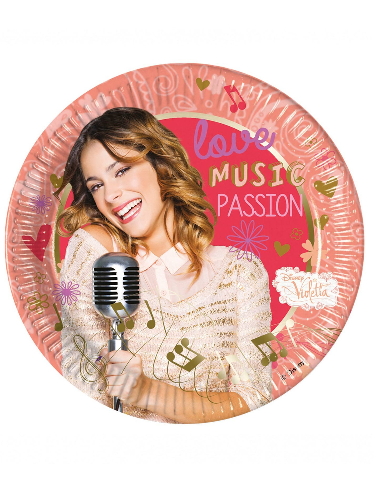 Тарелочки Unique Party 71903 - 23см Music Passion Disney Violetta в упаковке 8 штук 2090₽