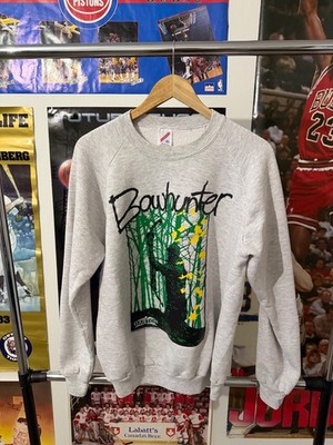 Vintage 80s 90s Bowhunters Darton Archery RARE Gray Graphic Crewneck Size XL