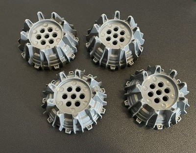 LEGO 64712 Reifen Rad Bohrkopf Ninjago Power Minders Spikes 4 Stück dunkelgrau