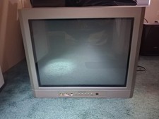 Emerson EWF2004 20" CRT TV 480i S-Video RCA Coax NTSC Silver/Gray
