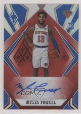 2020-21 Panini Chronicles Phoenix Rookie Auto Red Myles Powell #PH-MPW Auto 1v7
