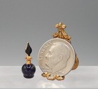 Vtg Francis Whittemore Glass Perfume Bottle Artisan Dollhouse Miniature 1:12 — photo 3