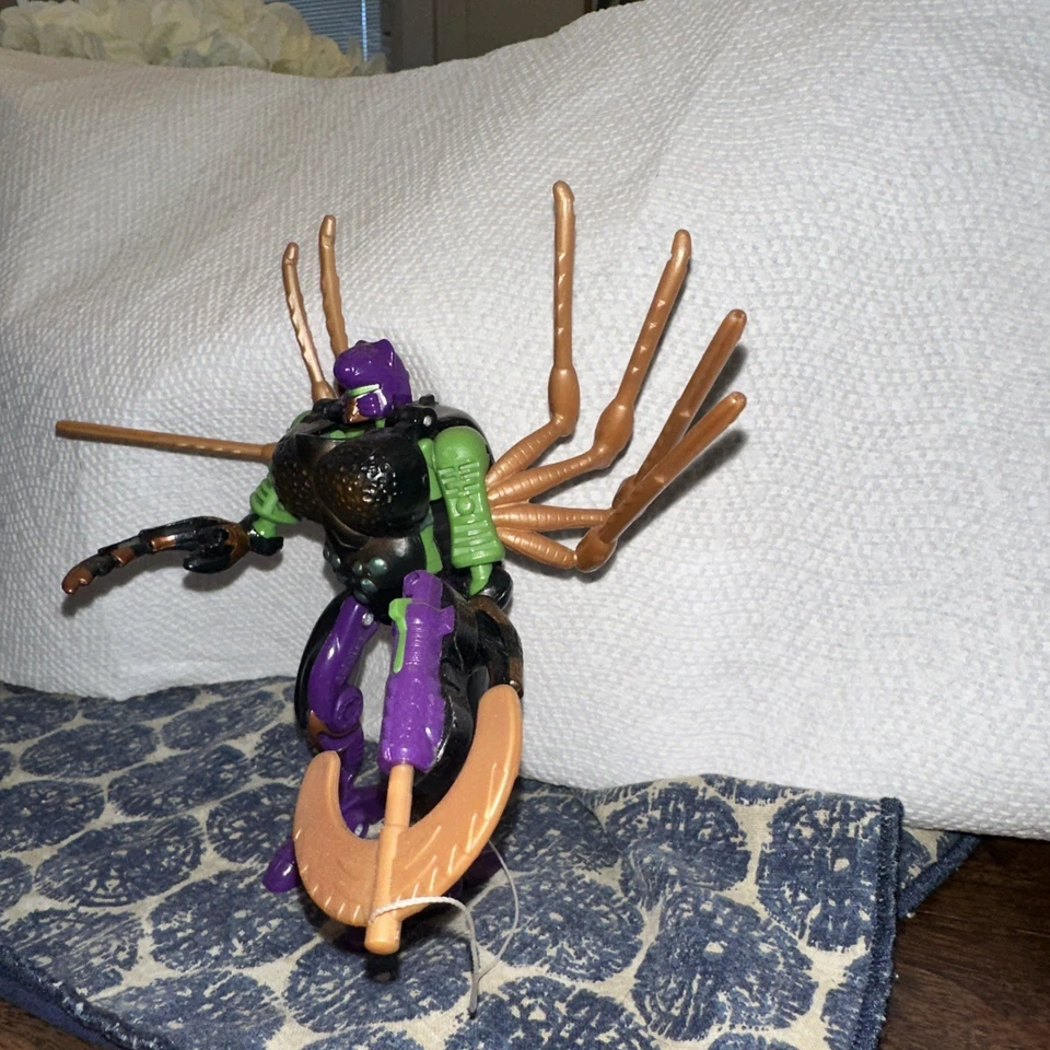 BLACKARACHNIA Transformers Beast Wars Loose Vintage Hasbro Missing Leg - Image 3 of 4