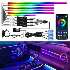 Dreamcolor Acrylic Interior Car Light 10 in 1 Automotive Ambient Light Kits w...